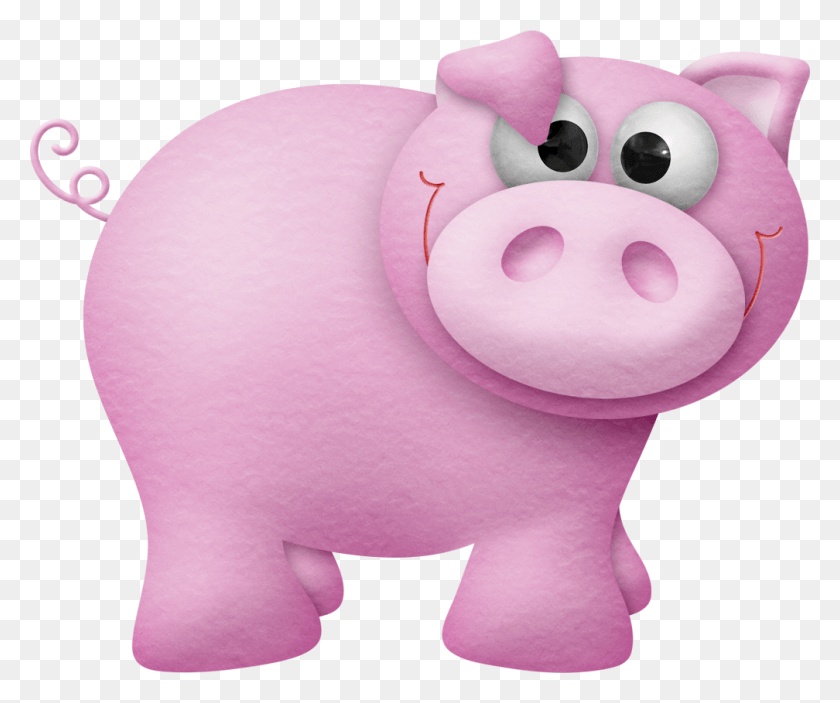 1008x831 Pig Pig Farm Yard Country Farm Cute Animal Illustration, Pillow, Cushion, Text HD PNG Download