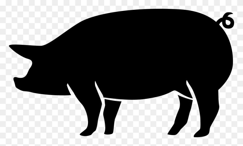 982x562 Pig Transparent Images Transparent World Wild Boar Silhouette, Mammal, Animal, Wildlife HD PNG Download