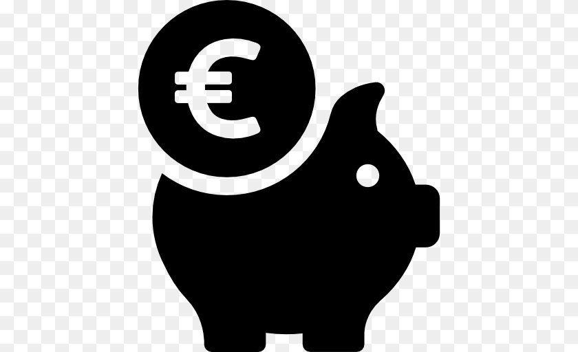 Piggy Bank, Stencil, Baby, Person, Piggy Bank Sticker PNG