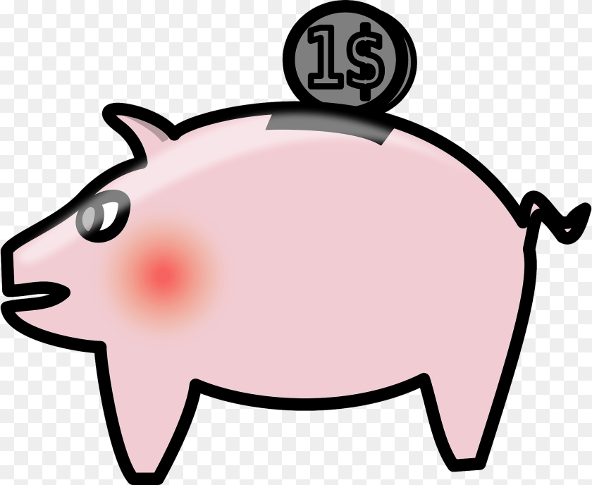 1920x1573 Piggy Bank Clipart, Piggy Bank, Animal, Mammal, Pig Transparent PNG