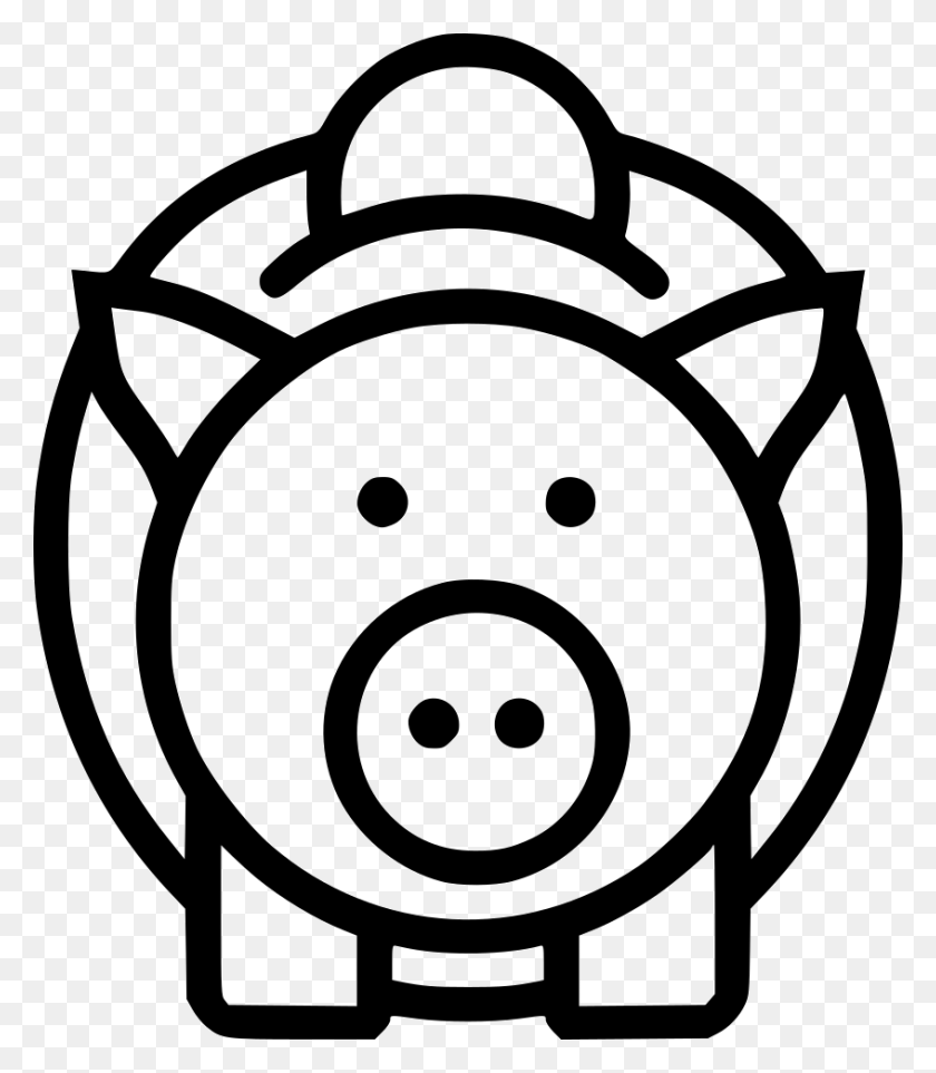 846x980 Piggy Bank Comments Saving, Alarm Clock, Clock, Giant Panda HD PNG Download