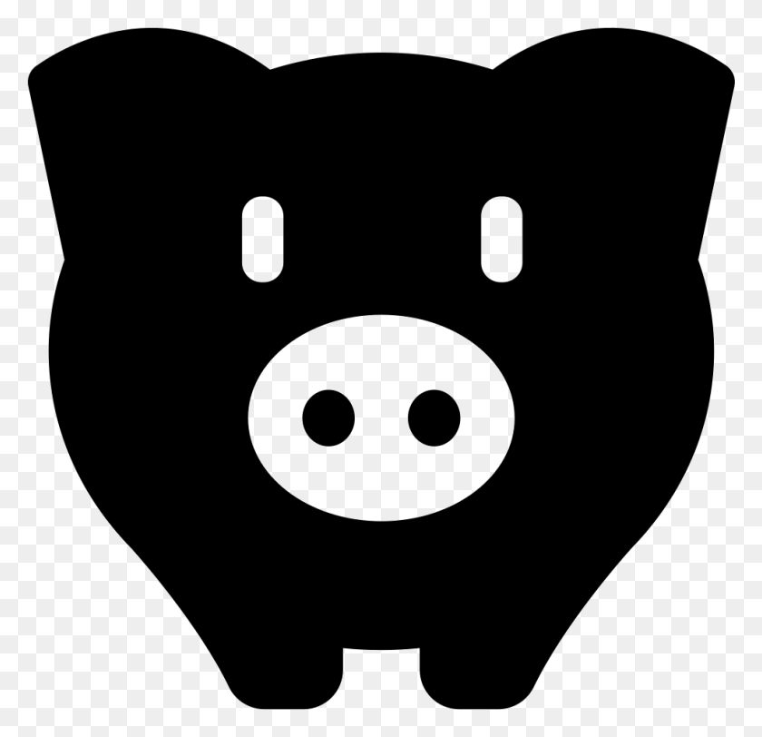 981x946 Descargar Png Piggy Bank Para Ahorrar Dinero Comentarios Icono Cerdo, Mamífero, Animal, Hocico Hd Png