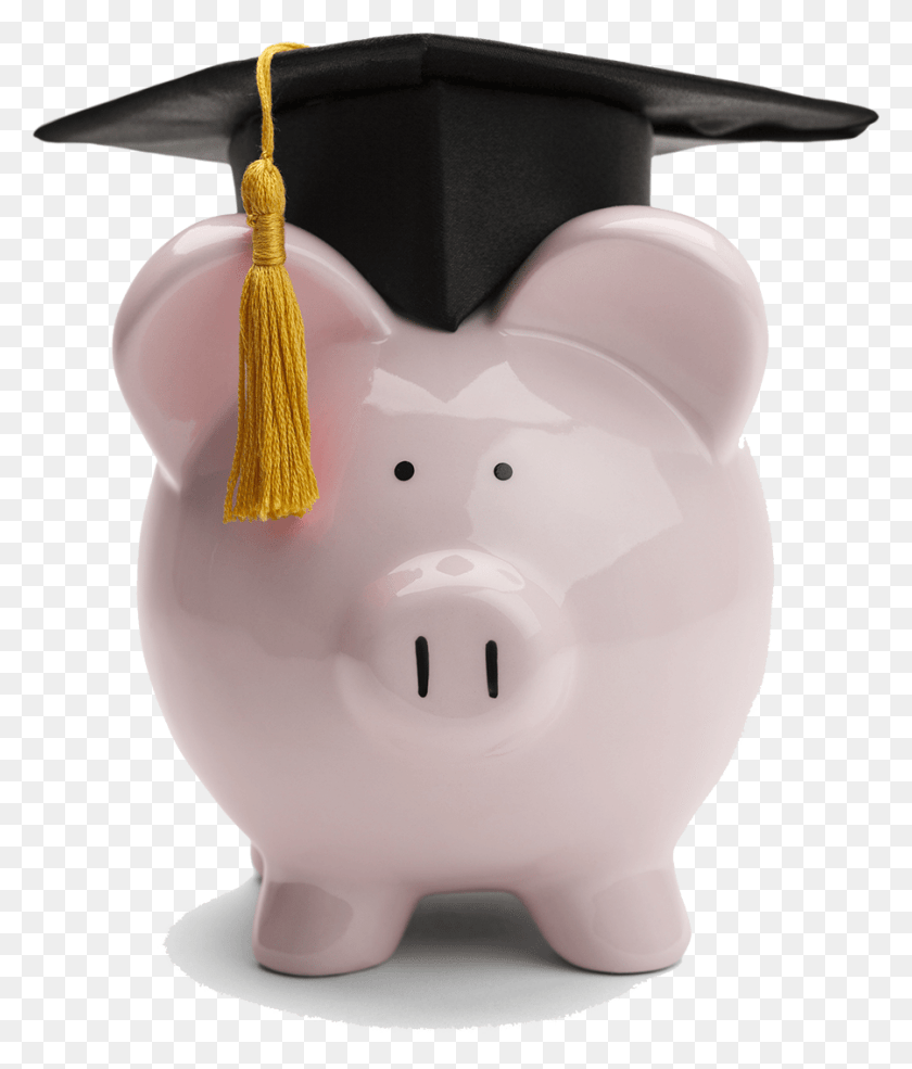 900x1068 Piggy Bank With A Graduation Hat, Snowman, Winter, Snow HD PNG Download