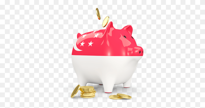 372x384 Piggy Bank With Brazil Flag, Birthday Cake, Cake, Dessert HD PNG Download