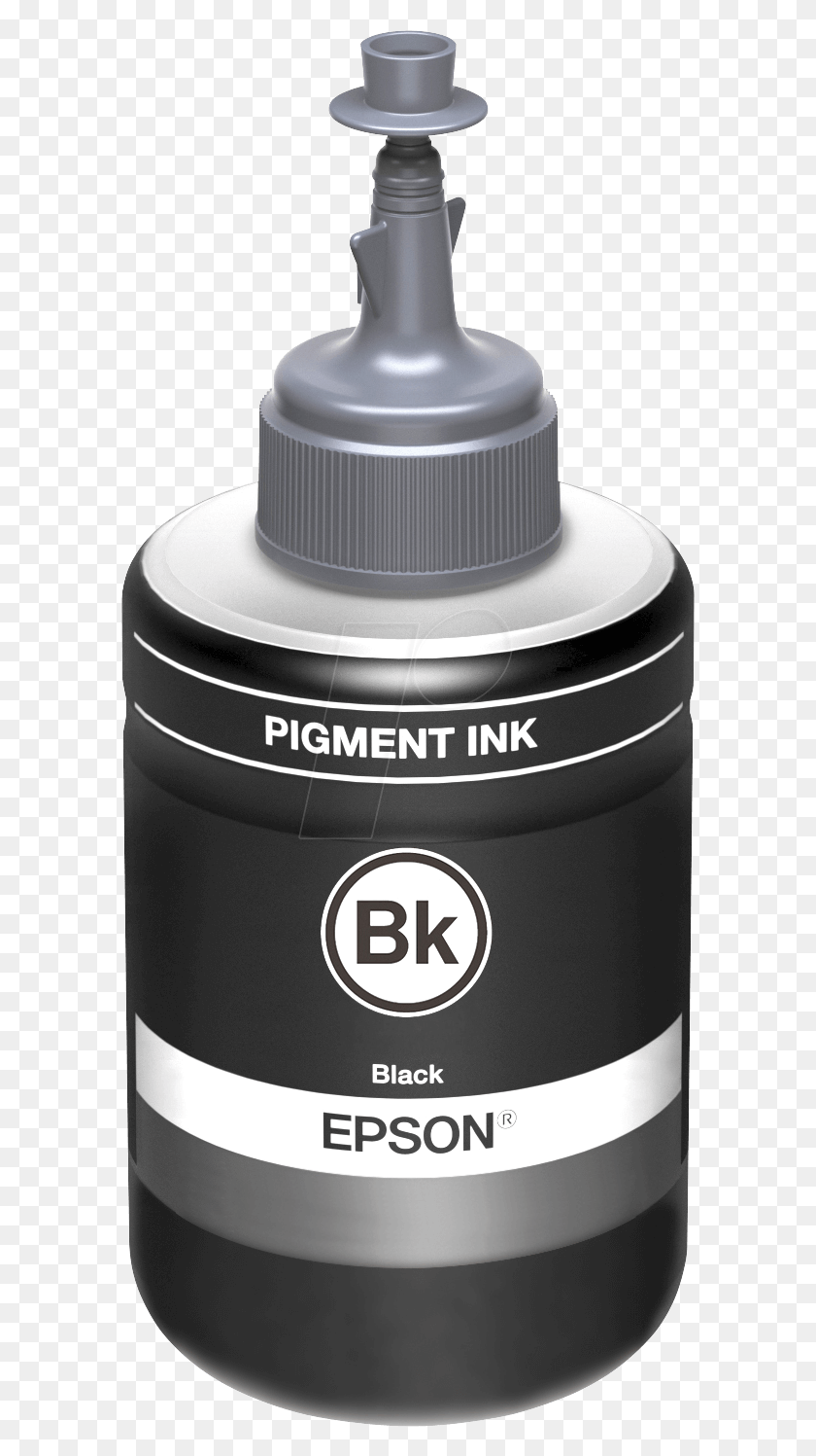 591x1437 Botella De Tinta Negra De Pigmento Para Ecotank Epson C13T774140 Epson 774 Tinta De Pigmento, Leche, Bebida, Bebida Hd Png