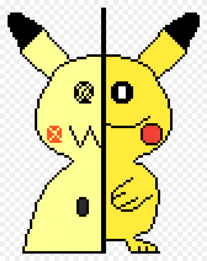 937x1201 Pikachu Amp Mimikyu Cartoon, Текст, Число, Символ Hd Png Скачать