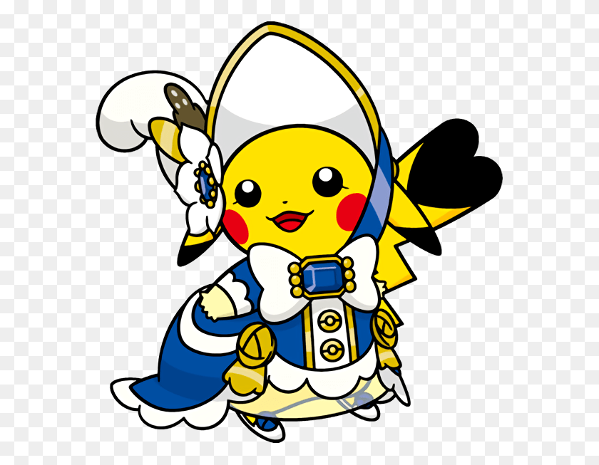 572x593 Pikachu Belle Cosplay From The Official Artwork Belle Pikachu, Graphics, Crowd HD PNG Download