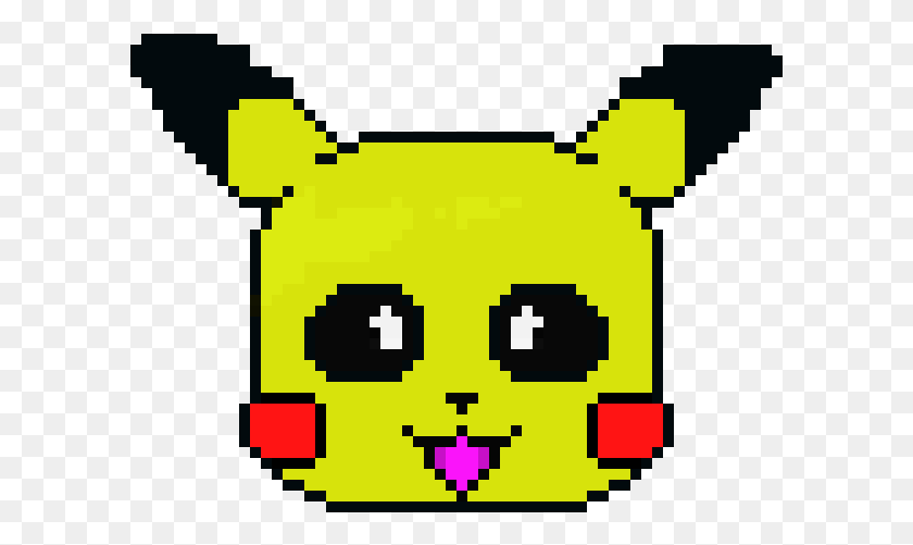 601x441 Pikachu Dibujos En Pixeles Faciles, Pac Man, First Aid HD PNG Download