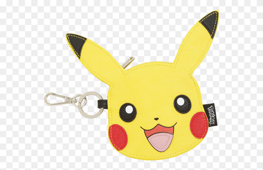 562x485 Pikachu Face Loungefly Coin Purse Stuffed Toy, Pillow, Cushion, Angry Birds HD PNG Download