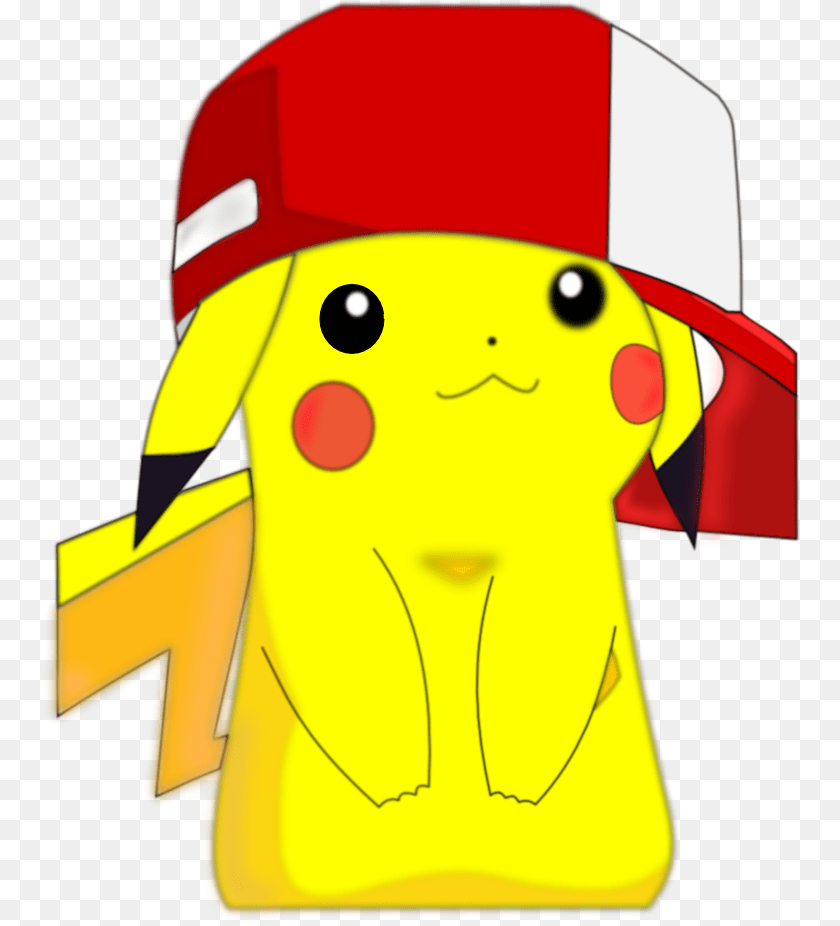 Pikachu In Ash Ash Ketchum Hat On Pikachu, Baby, Person Sticker PNG