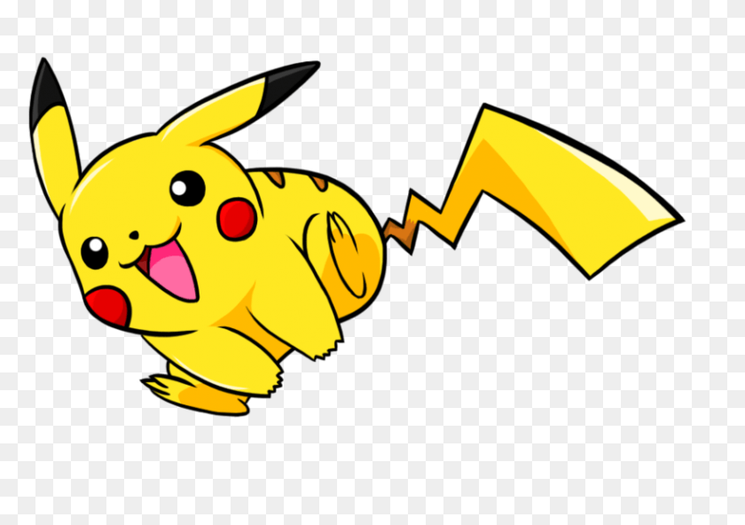 816x557 Pikachu Pikachu Without White Background, Hand, Light, Graphics HD PNG Download