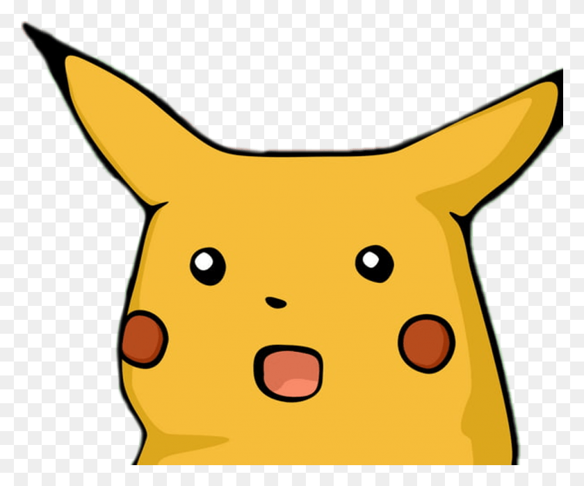 1024x839 Pikachu Pokemon Meme Wow Shook Shocked Pikachu Wow, Sweets, Food, Confectionery HD PNG Download