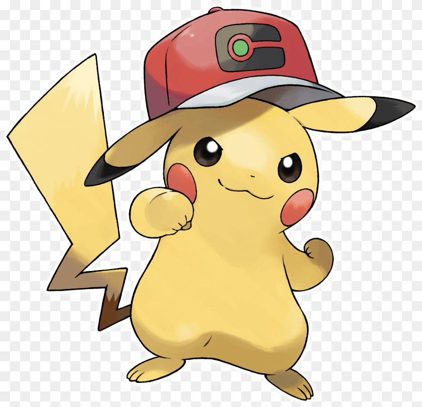 2132x2059 Pikachu World Cap Pikachu, Clothing, Hat, Animal, Bear PNG