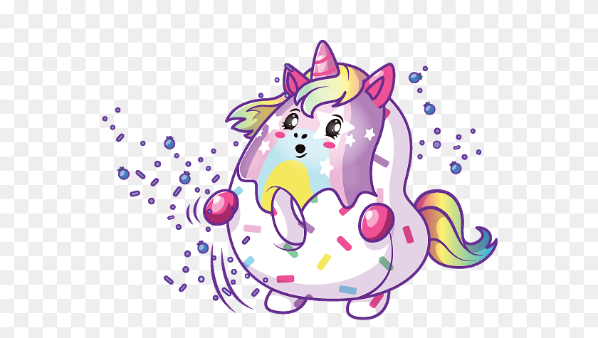 Pikmi Pop Rainbow Sprinkles The Unicorn, Art, Graphics, Cartoon PNG