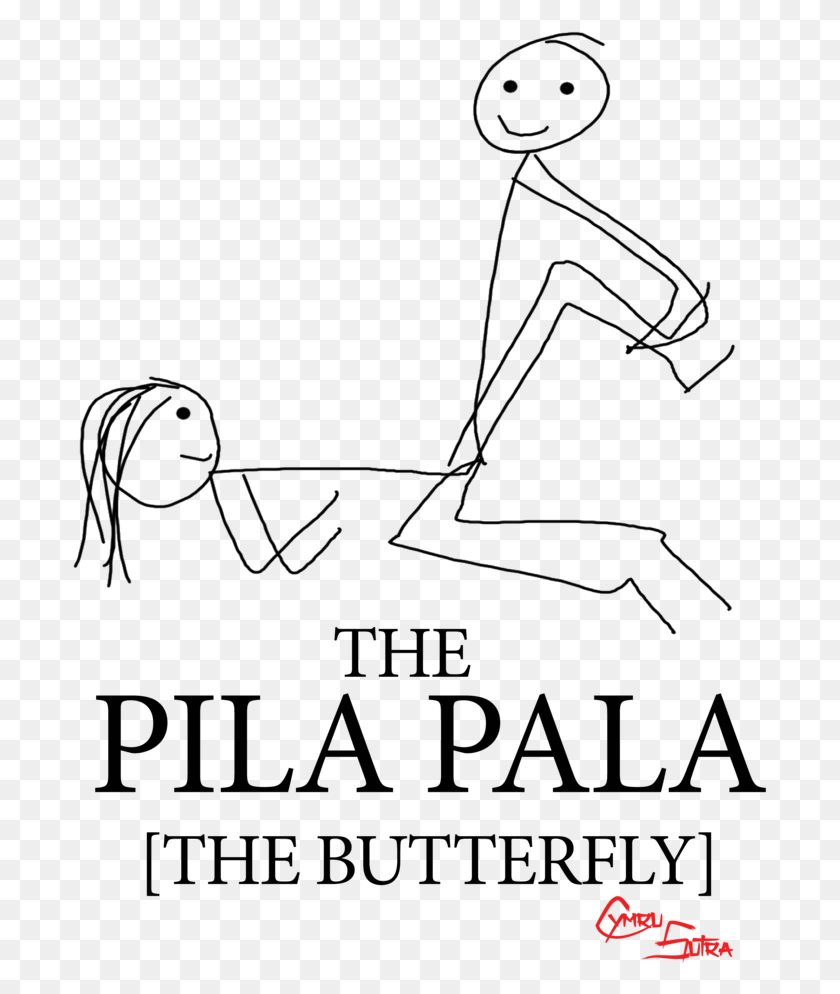 695x934 Pila Pala The Butterflygt Line Art, Text HD PNG Download