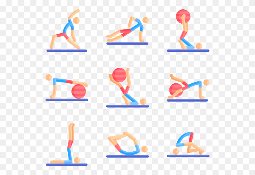 541x517 Pilates, Person, Human, Sport HD PNG Download