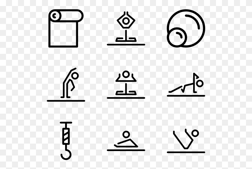 529x505 Pilates Studio Industries Icons, Gray, World Of Warcraft HD PNG Download