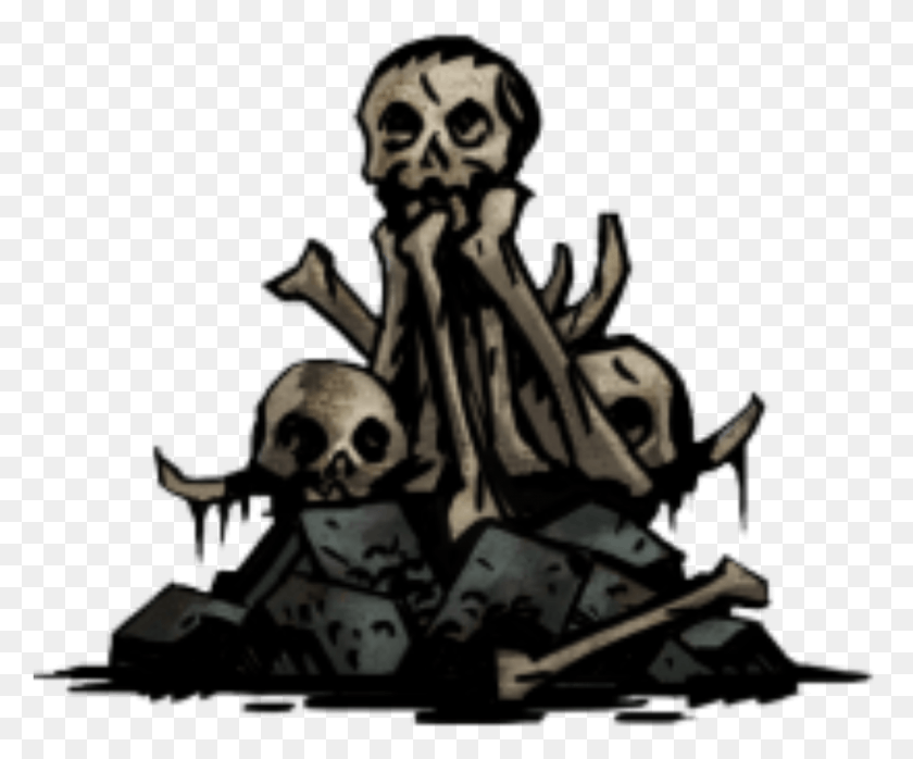 1025x839 Pile Of Bones Illustration, Person, Human, Pirate HD PNG Download