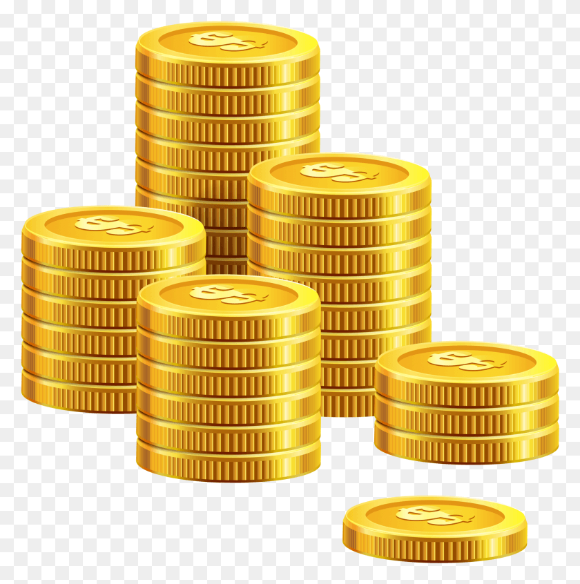 1944x1959 Pile Of Coins, Gold, Number, Symbol HD PNG Download