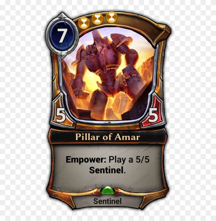 518x801 Pillar Of Amar Eternal Card Game Ancient Terrazon Art, Sweets, Food, Confectionery HD PNG Download