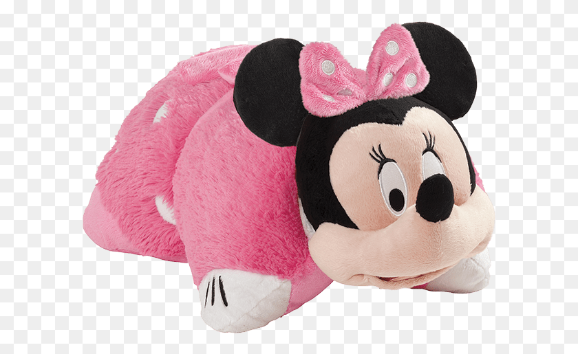 601x455 Pillow Pets Minnie, Cushion, Plush, Toy HD PNG Download