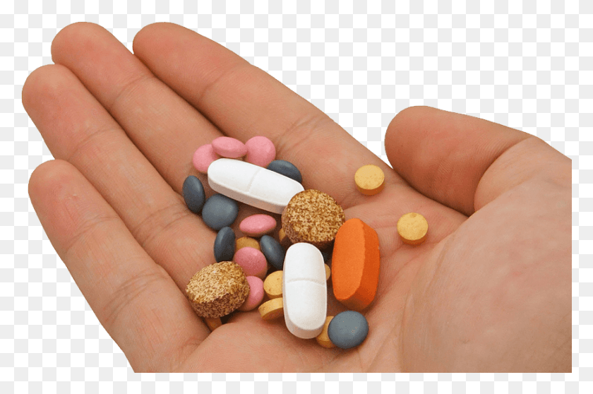864x552 Pills Clipart Medicine In Hand, Person, Human, Medication HD PNG Download