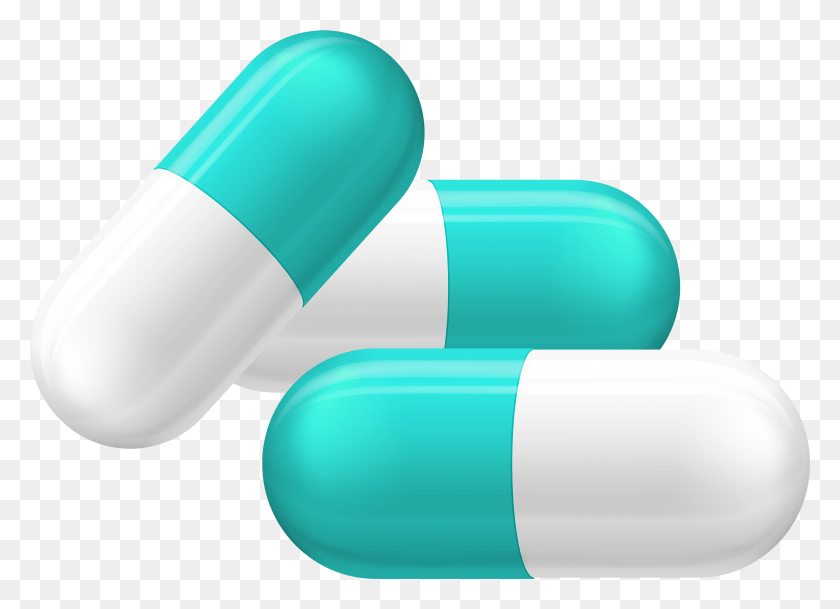 3441x2423 Pills Transparent Image Medicine Tablet Clip Art, Capsule, Pill, Medication HD PNG Download