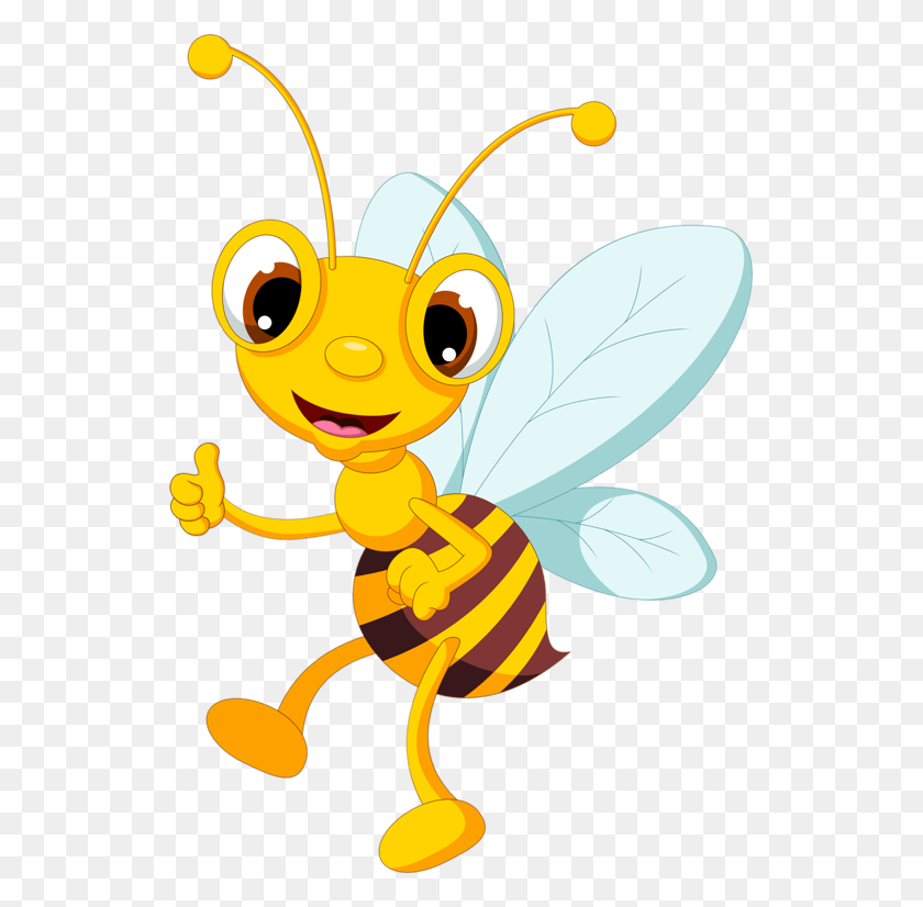 533x766 Pin All That Inspires You No Limits Just Fun Suzie Bee Cartoon Thumbs Up, Insect, Invertebrate, Animal HD PNG Download