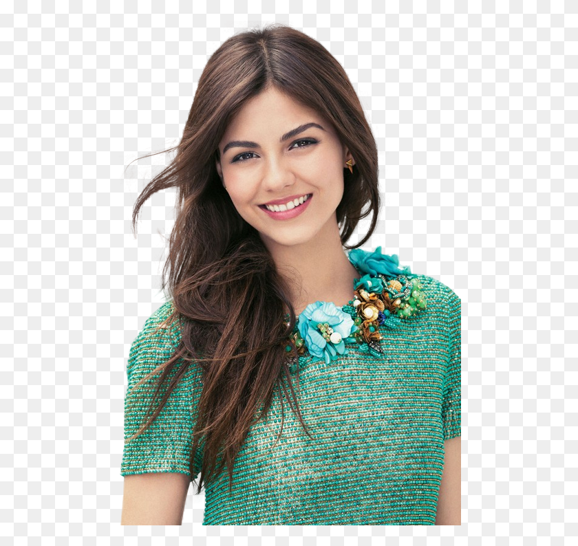 500x734 Pin By Anca Stanese On Gorgeous Hair Victoria D Justice, Face, Person, Human HD PNG Download
