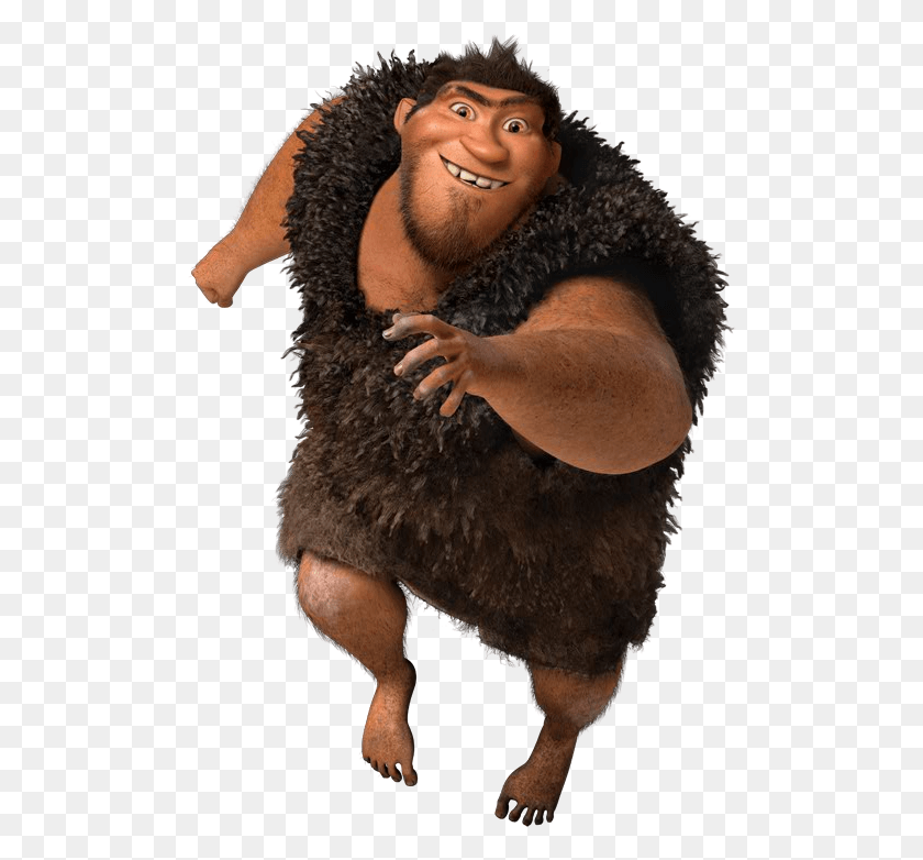500x722 Pin By Crafty Annabelle On The Croods Printables Croods Grug, Face, Person, Human HD PNG Download