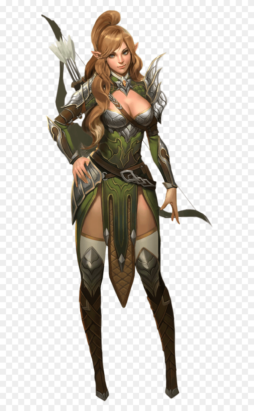 573x1300 Pin By Hisomu On Transparent Background High Elf Female Archer, Person, Human, Face HD PNG Download