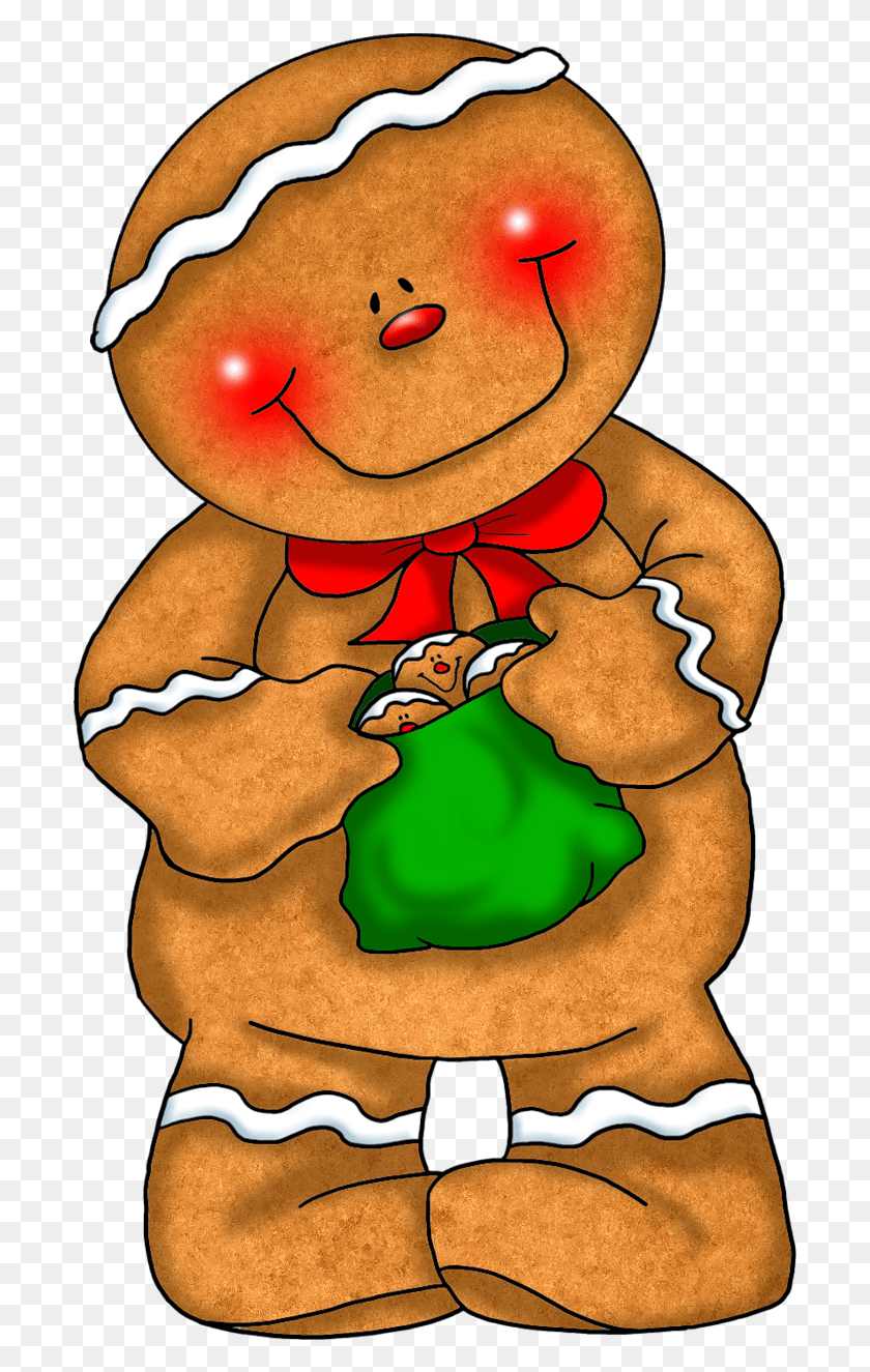701x1265 Pin By Lena Forbis On Clip Art And Printables Green Cartoon Christmas Gingerbread Man, Cookie, Food, Biscuit HD PNG Download