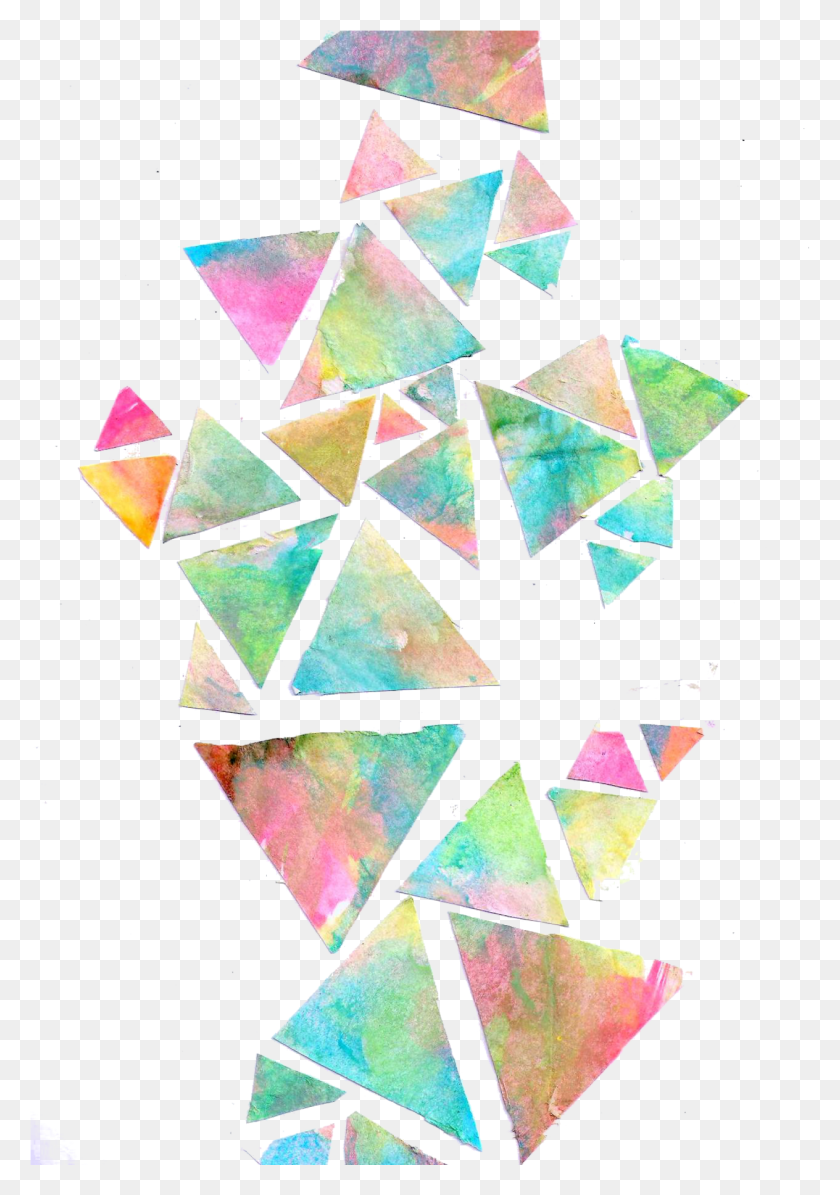 1264x1840 Descargar Png / Arte E Inspiración Abstracto, Triángulo, Papel Hd Png