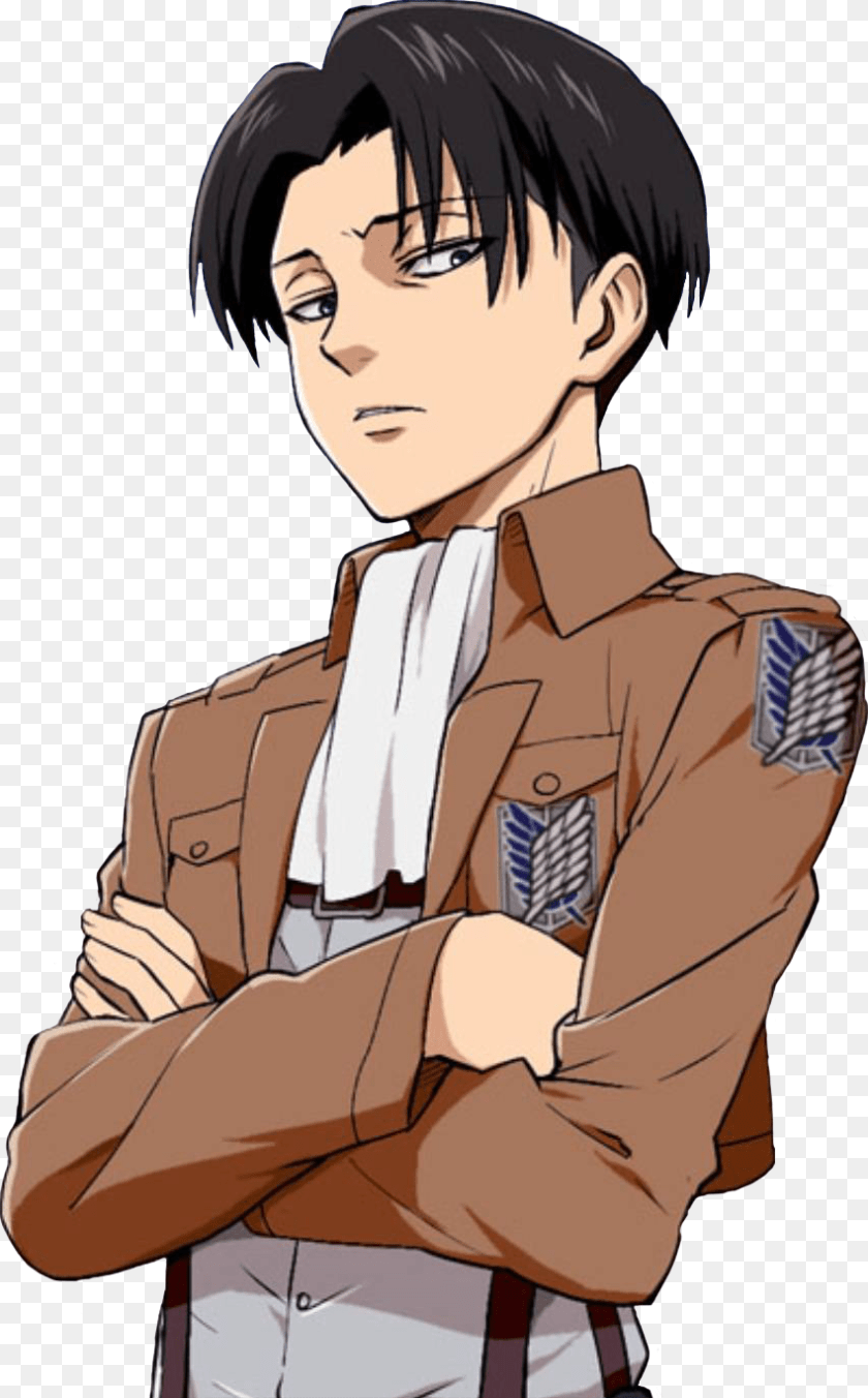 850x1368 Pin By Oompachan On Aot Levi Ackerman, Publication, Book, Comics, Person Sticker PNG