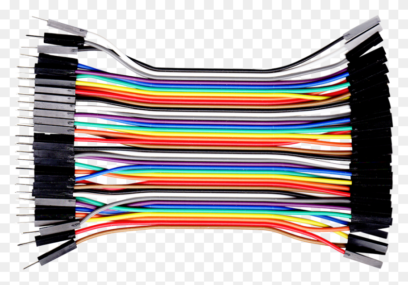 871x589 Pin Jumperpin Cable Male Female For Arduinoraspberry Cable, Book, Wire, Wiring HD PNG Download