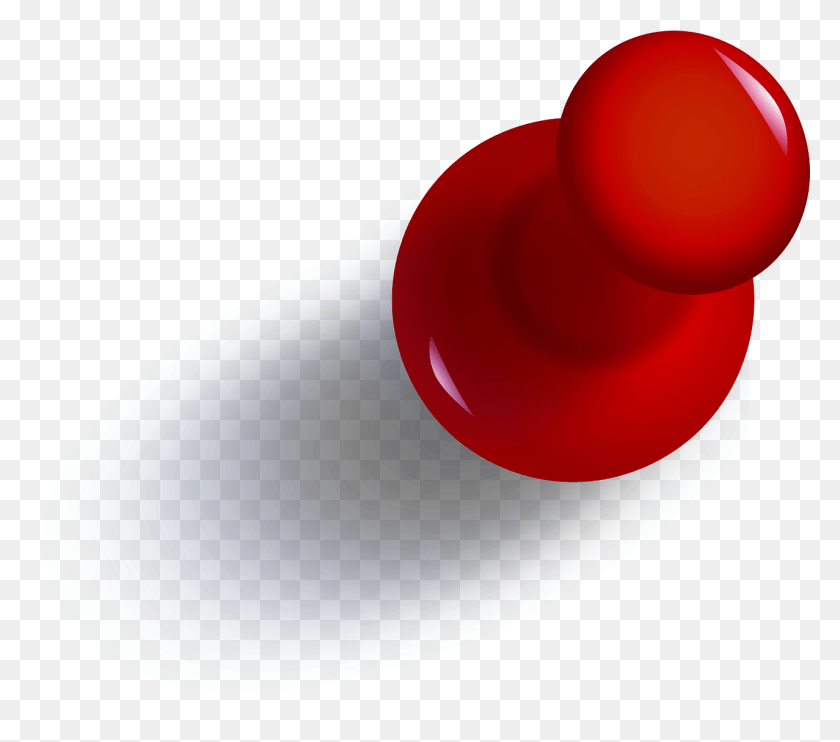 1277x1117 Pin Push Pin Clipart, Balloon, Ball, Sphere HD PNG Download