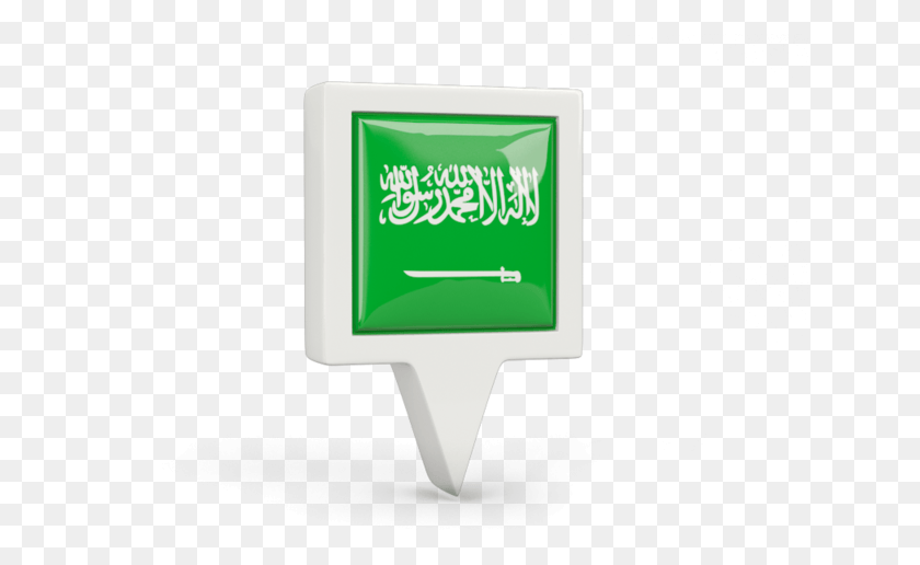 636x456 Pin Saudi Arabia Flag, Text, Advertisement, Label HD PNG Download