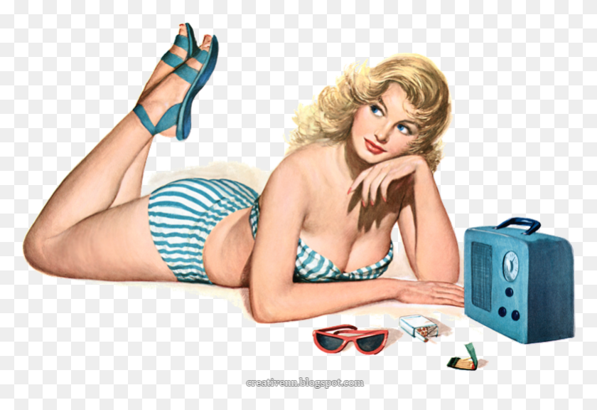 781x517 Pin Up Girls Clip Art Pin Up, Clothing, Apparel, Person HD PNG Download