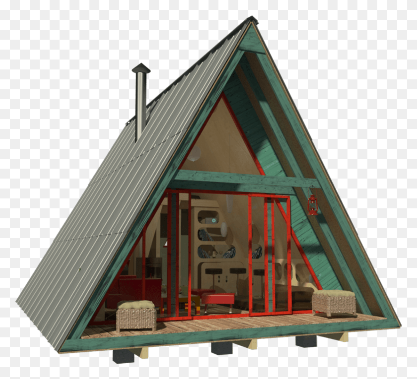786x710 Pin Up Houses Diy A Frame Cabin, Cottage, House, Housing HD PNG Download