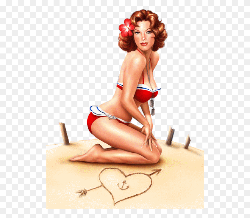 531x674 Pin Up Sexy Battlestations Midway Pin Up, Person, Human, Figurine HD PNG Download