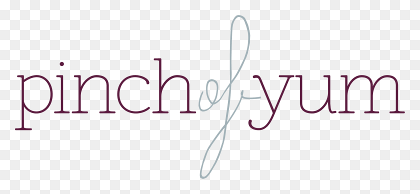 1767x745 Pinch Of Yum Logo, Text, Handwriting, Label HD PNG Download