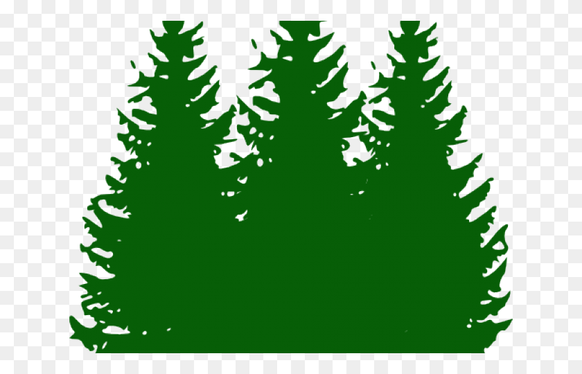 640x480 Pine Clipart Small Tree Three Pine Trees Clip Art, Plant, Green, Vegetation HD PNG Download