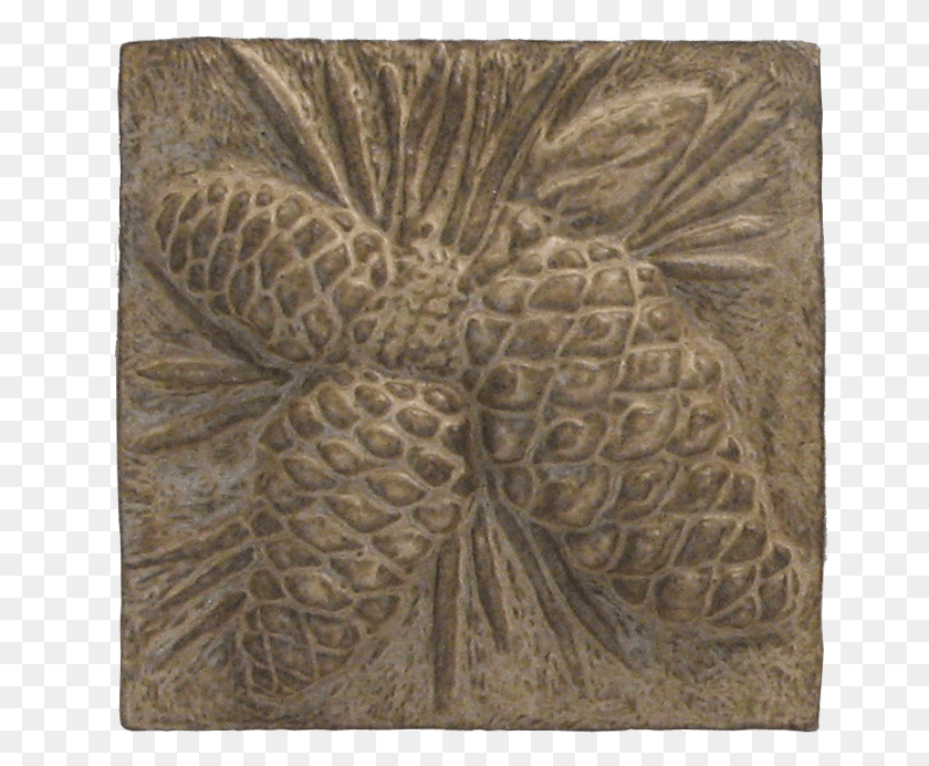660x632 Pine Cone Tile Motif, Turtle, Reptile, Sea Life Descargar Hd Png