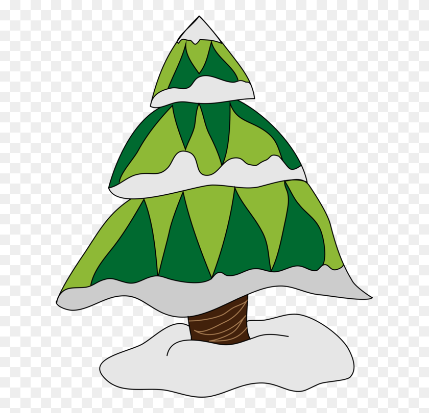 621x750 Pine Fir Tree Winter Snow Winter Tree Pine Clipart, Plant, Ornament, Triangle HD PNG Download