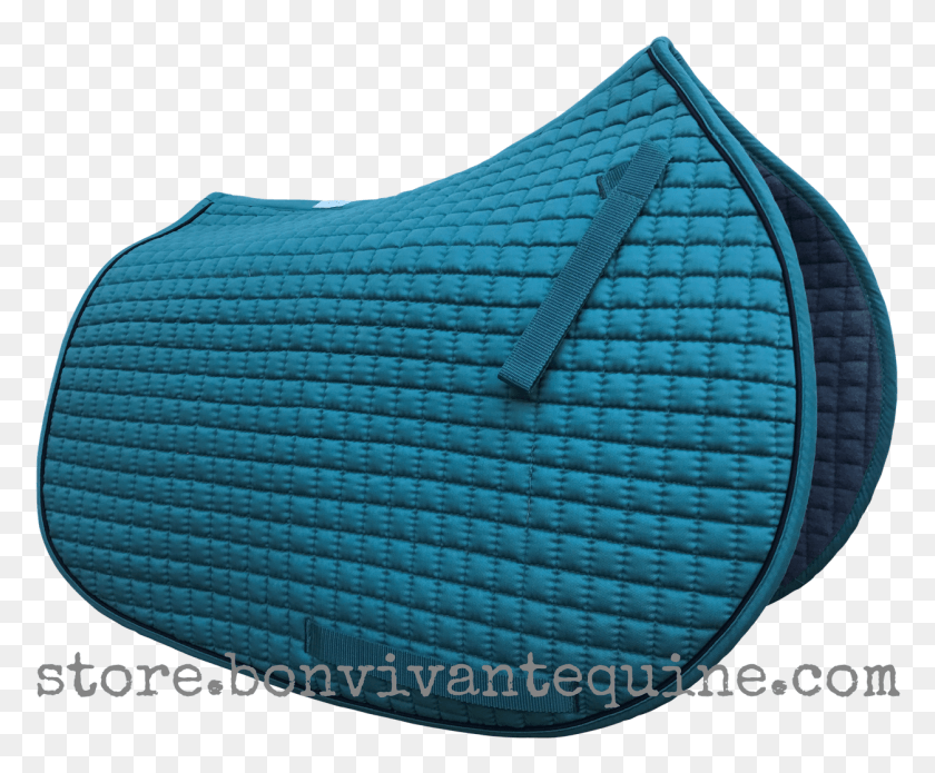 1253x1021 Pine Forest Green All Purpose Saddle Pad With Black Rabin Square, Rug, Clothing, Apparel HD PNG Download