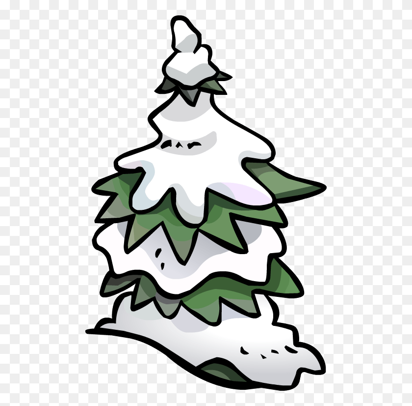 496x766 Pine Tree Snow Fort Club Penguin Pine Trees, Tree, Plant, Ornament HD PNG Download