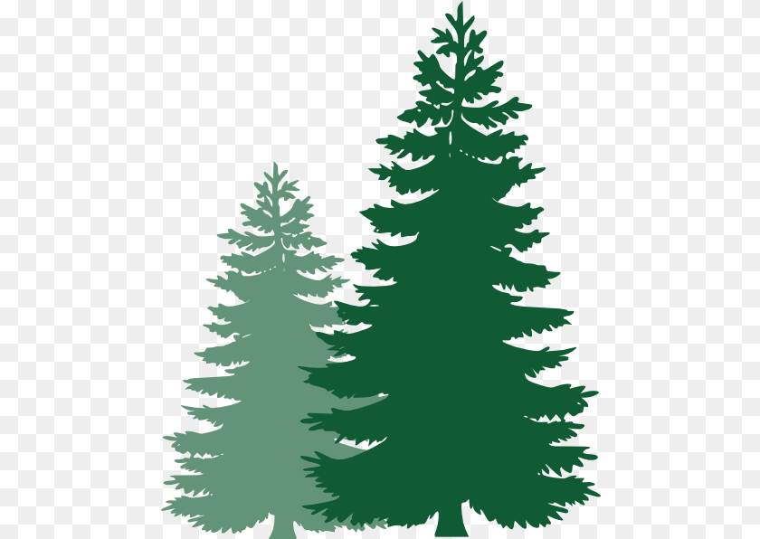 487x596 Pine Tree Vector Clipart Christmas Tree Clipart Pine Tree Silhouette, Fir, Plant, Conifer, Face PNG