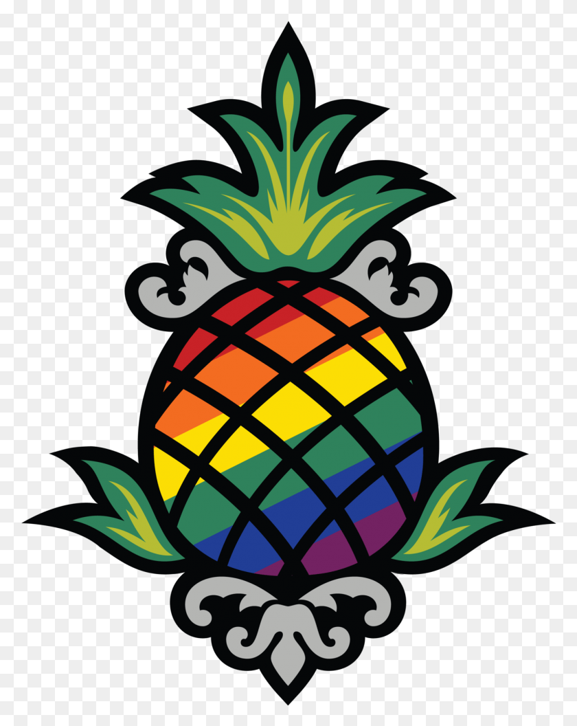 1305x1668 Pineapple, Graphics, Pattern HD PNG Download