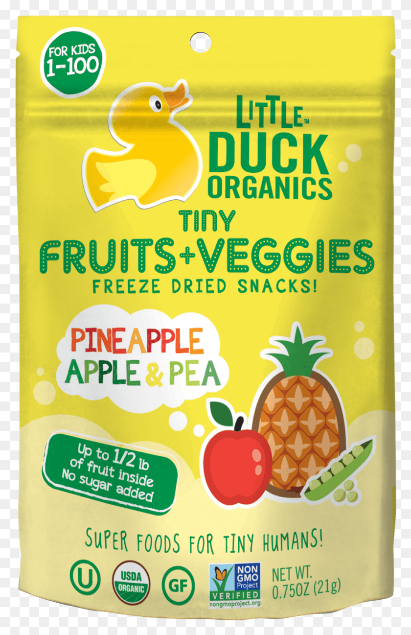 891x1414 Pineapple Apple Amp Pea Tiny Fruits Veggies Little Duck Little Duck Snacks, Plant, Fruit, Food HD PNG Download