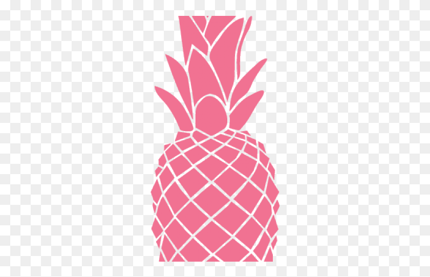255x481 Pineapple Clipart Boho Pineapple Svg Black And White, Bag, Sack, Rug HD PNG Download